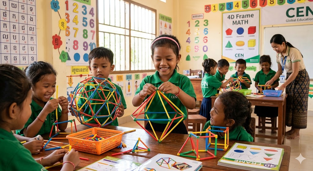 Empowering Young Learners: How 4D Frame STEAM and Literacy Curricula Reshape Early Education in Cambodia